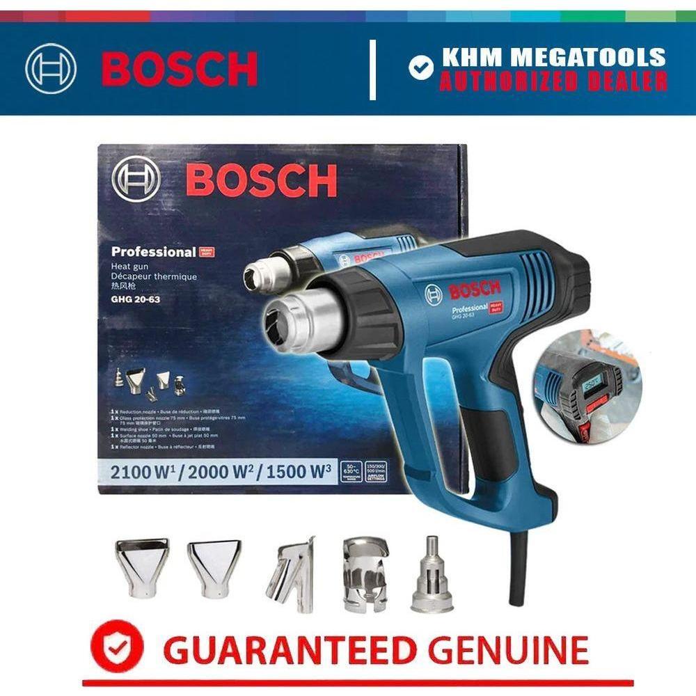 Bosch GHG 20-63 Heat Gun / Hot Air Gun (with Heat Control) 2000W | Bosch by KHM Megatools Corp. Bosch GHG 20-63 Heat Gun / Hot Air Gun (with Heat Control) 2000W | Bosch by KHM Megatools Corp.